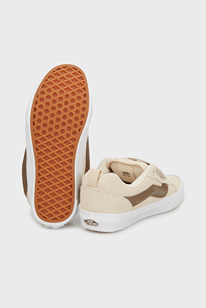 Vans Knu Skool Logolu Süet ve Deri Karışımlı Sneaker Ayakkabı Unisex AYAKKABI VN000D6ZCHW1