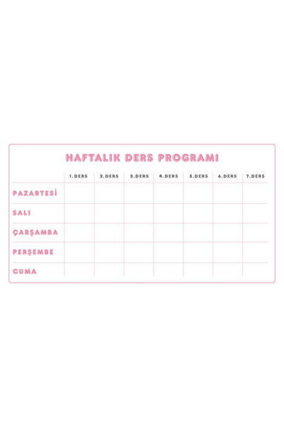 Bimotif Kız Öğrenciler için 1 Sayfa Okul Etiketi, Figürlü İsimlik, Ders Programı, Kalem, Kıyafet Stickerı