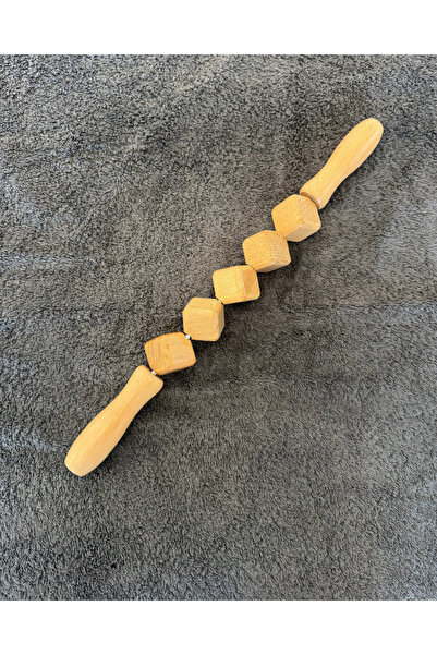 Fizyo Sıkılaştırıcı Lenf Drenaj % 100 Doğal Ahşap Masaj Aleti