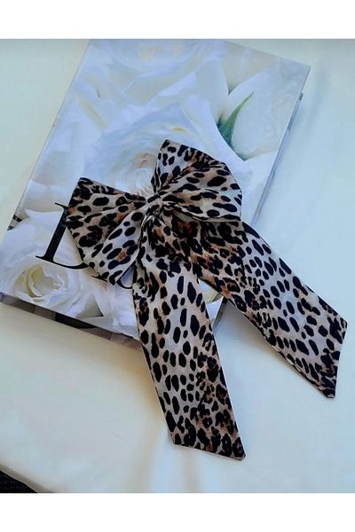 LO ADORO Leopard Pattern Bow Buckle Automatic