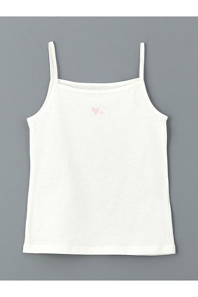 LC Waikiki Tricou pentru fete cu guler pătrat 2 bucăți (W5)