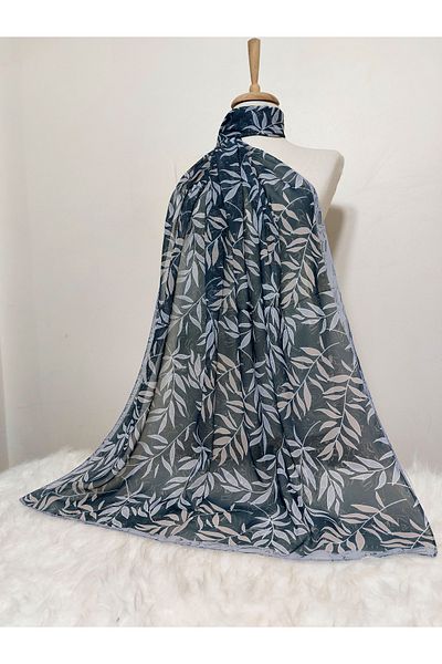 istanbul prensesleri Patterned Chiffon Shawl High Quality Size 70 X 185 cm