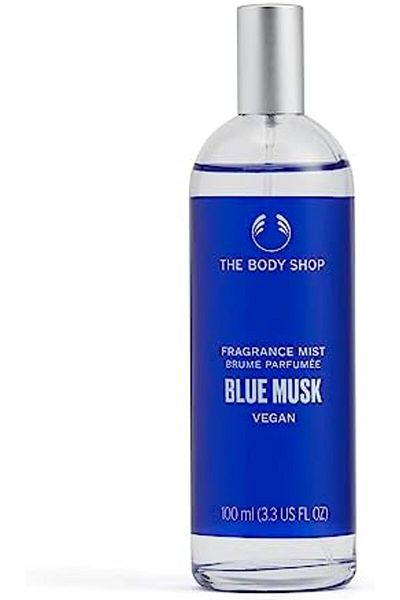 THE BODY SHOP بخاخ الجسم النباتي برائحة المسك الأزرق من ذا بودي شوب، للنساء، 100 مل