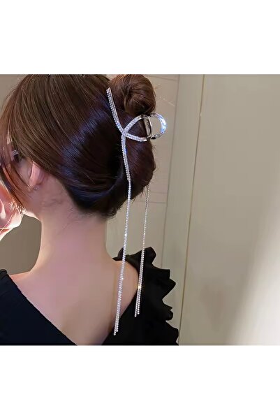 Monalisa Kadın Kristal Taşlı Su Yolu Sallantılı Mandal Toka