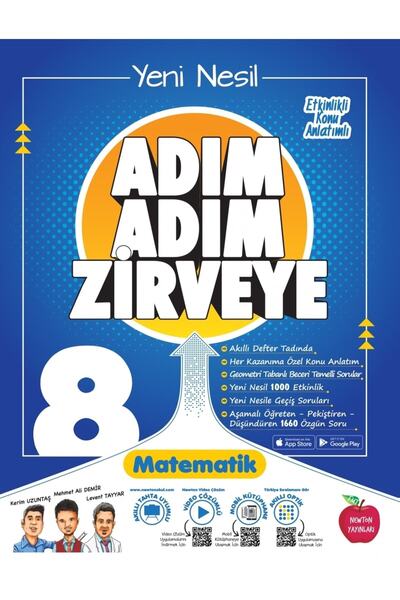 Newton Yayınları 8.sınıf Adım Adım Etkinlikli Konu Anlatımlı Matematik Soru B...