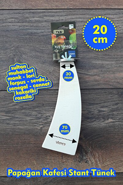 Vixpet Venty 20 cm Parrot Cage Stand Pillar |   Sultan, Lori, Monk, Konur, Sevda, Muhabbet, Forpus - T231