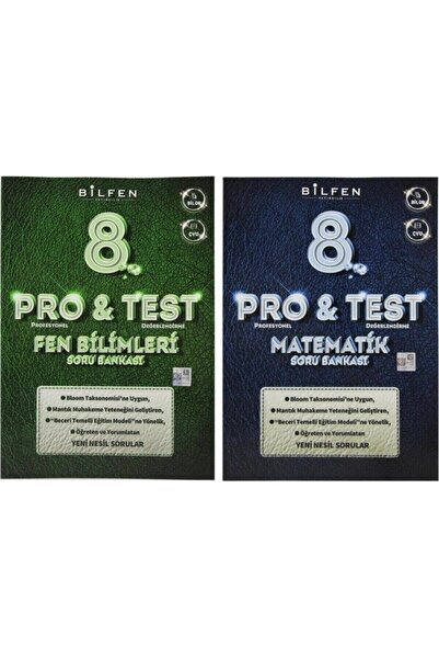Bilfen Yayıncılık Bilfen 8.sınıf Protest Matematik Fen Soru B. Seti