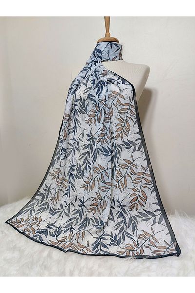 istanbul prensesleri Patterned Chiffon Shawl High Quality Size 70 X 185 cm