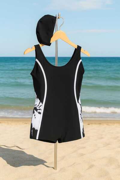 RONYPONY Girl's Short Swimming Suit