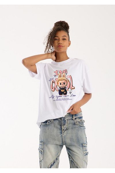 VEK Oversize T-Shirt Labubu Unisex