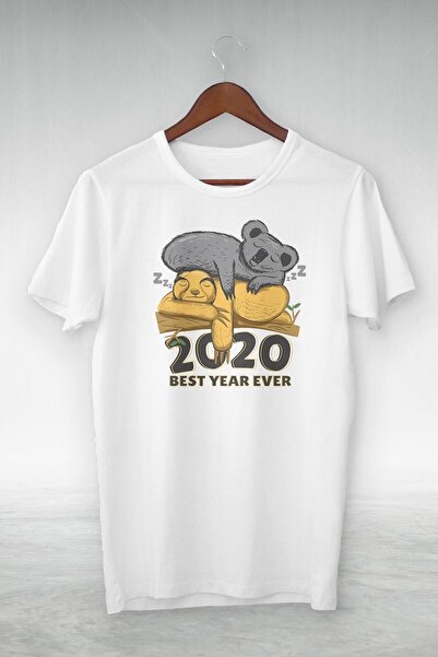 donamod Μπλουζάκι με εικονογράφηση Unisex White Sleeping Lives Gsc-438