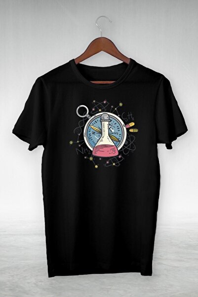 donamod Negru - Formula Compass și Desen cu Poțiuni - Tricou Design VIP Gsc-282