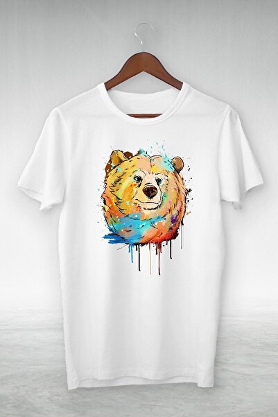 donamod Tricou cu design alb unisex Gsc-522