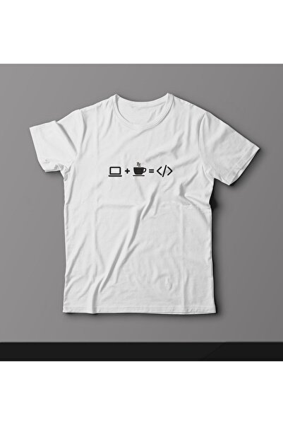 donamod Tricou imprimat Computer Coffee Code