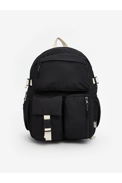 LC Waikiki LCW ACCESSORIES Черна многокомпонентна раница за момичета