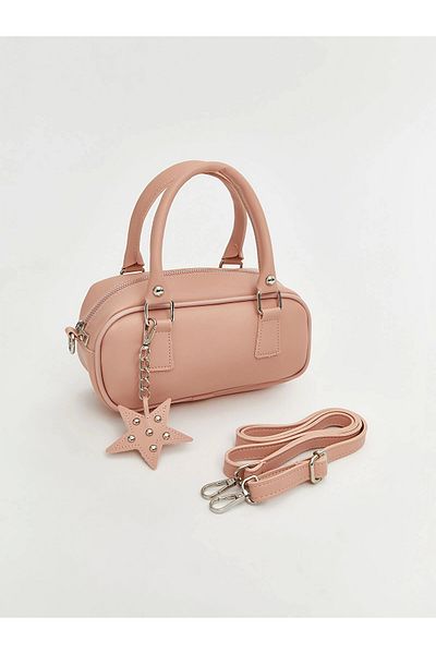 LC Waikiki Lcw Accessories Pink Leather Look Women's Shoulder Bag