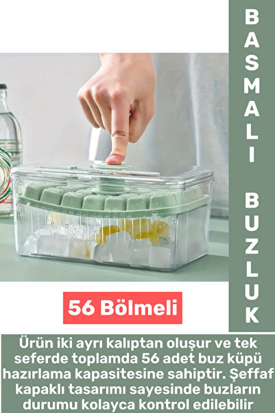 Wintoup Dayanıklı Sert Plastik Zahmetsiz BPA İçermez Şeffaf Kapaklı Hazneli 5...