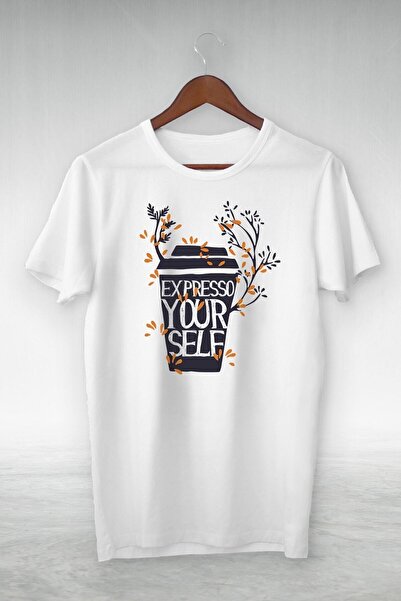 donamod Unisex Λευκό T-Shirt Cte-009