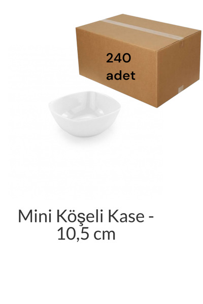 BARITCIOGLU Melamine Mini Bowl with Corner 240 Units