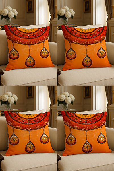 LadiesHome Special Design Digital Print Decorative Cushion Cover 43x43 cm Rev...