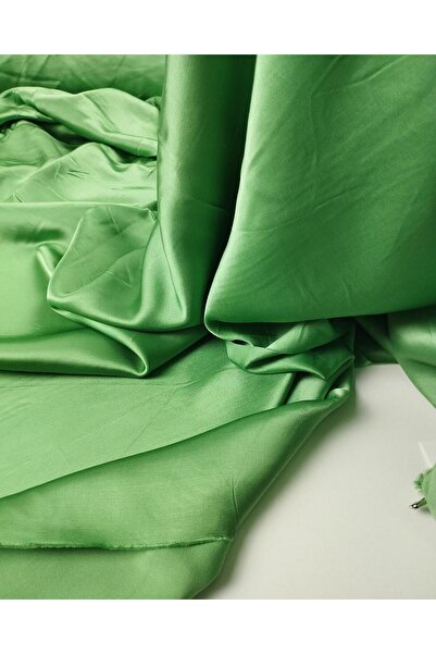 Kumaş Parça Bumbac satinat Viscoză în culoarea verde pastel Lățime: 140