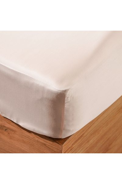 AMBRA 600 TC supima cotton fitted sheet - 120*200 pink