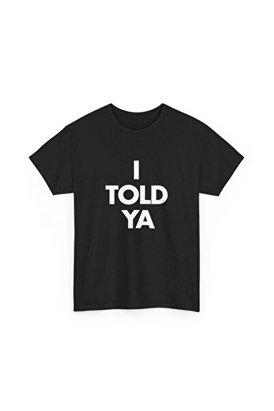 l'eivor I TOLD YA Baskılı Pamuk T-shirt