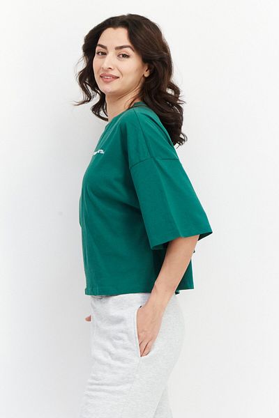 Puma Women Sportswear Fit Short Sleeves Running Tops, Green
