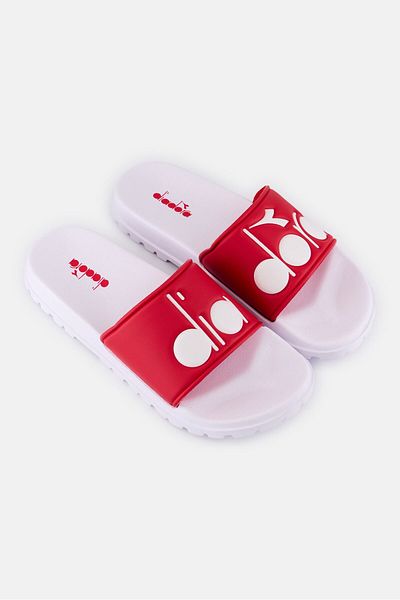 Diadora Men Brand Logo Slip On Slippers, Slides