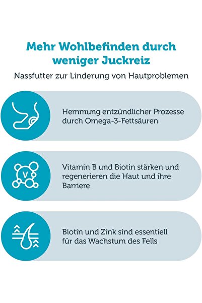 Mera MERAVITAL Skin Control + Allergic, Wet Food for Cats with Skin Diseases and Food Allergies (6 x 200