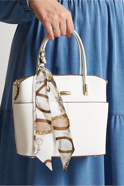 Alvina Scarf Detail Bag 2147