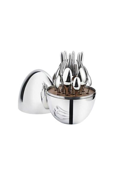 OEM Set 24 de Tacamuri in Suport Ou, Metal, 30x20 cm