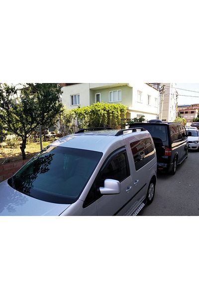 DELUXETUNING Bare longitudinale Premium compatibil VW Caddy Maxy 2020->, Culoare Negru, caroserie lunga