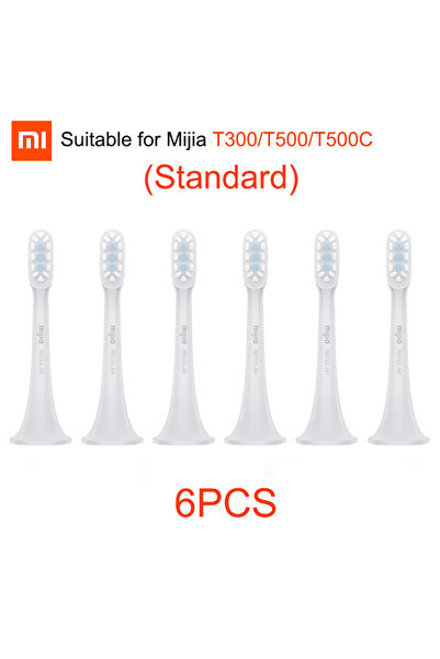 Choice1 رؤوس فرشاة أسنان كهربائية سونيك أصلية من شاومي ميجيا، 6 قطع، بديلة لـ...