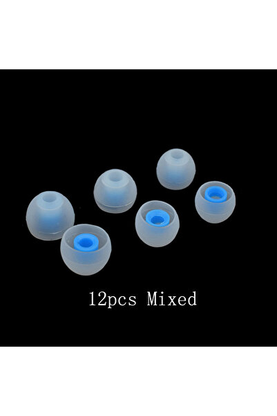 Choice أغطية سماعات أذن بديلة من السيليكون من إيفينكسي، 12 قطعة، باللون الأبي...