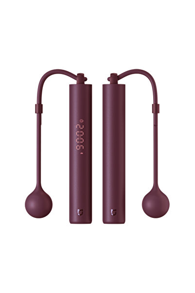 Xiaomi حبل القفز الذكي Mijia XMSR-P803 من بورجوندي مع عداد لتطبيق Fit وحساب ا...