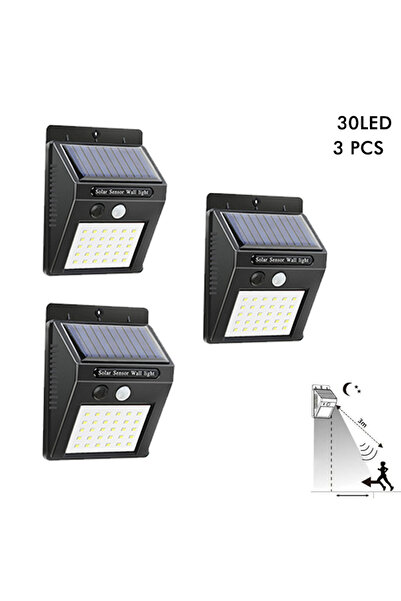 Choice 30led 3 قطع جديد متعدد الوظائف مصباح الطاقة الشمسية الديكور في الهواء الطلق ضوء الشمس IP65 مقاوم للماء ضوء الشمس P