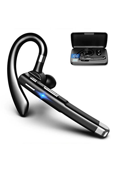 Choice سماعة بلوتوث YYK520 سوداء اللون مزودة بخاصية إلغاء الضوضاء وسماعة رياض...