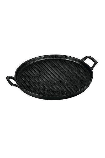 OEM Grill Pan, BerlingerHaus, Cast Iron, 30 x 2.15 cm, Suitable for Oven and Induction Stove, Black