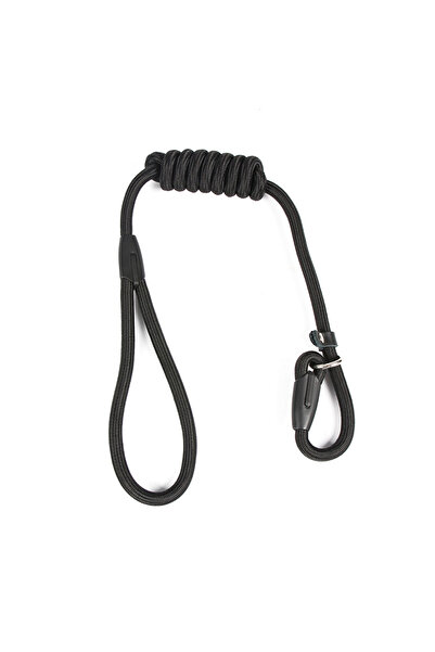 Choice حبل مقود للكلاب الأليفة أسود عالي الجودة 1 سم × 130 سم من النايلون قاب...