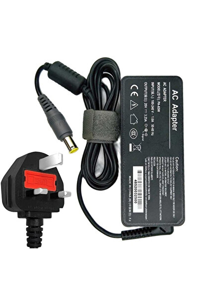 Choice محول طاقة أصفر اللون بقدرة 65 واط، 20 فولت، 3.25 أمبير، 7.9 × 5.5 ملم،...