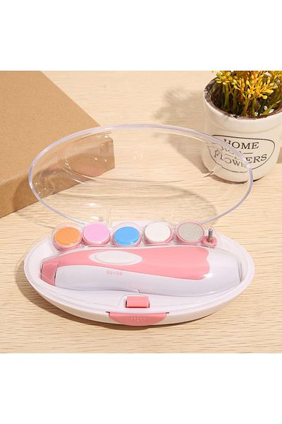 Choice Pink Baby Electric Nail Trimmer Kid Nail Polisher Tool Baby Care Multifunctional Fingernail Cutter T