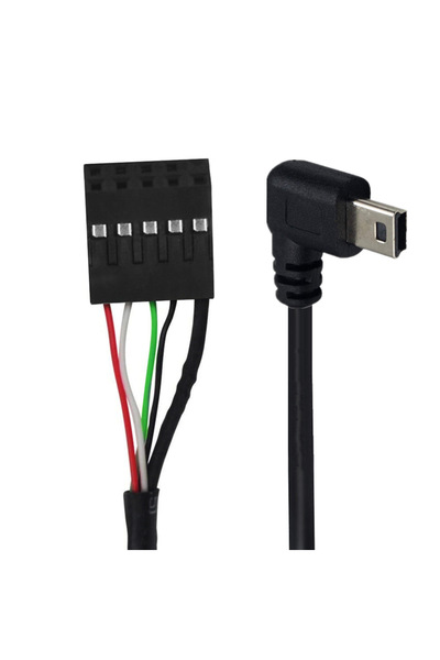 BSN موصل USB 2.0 صغير 5 دبابيس بطول 0.5 متر - يمين، بطول 50 سم، من نوع Micro ...