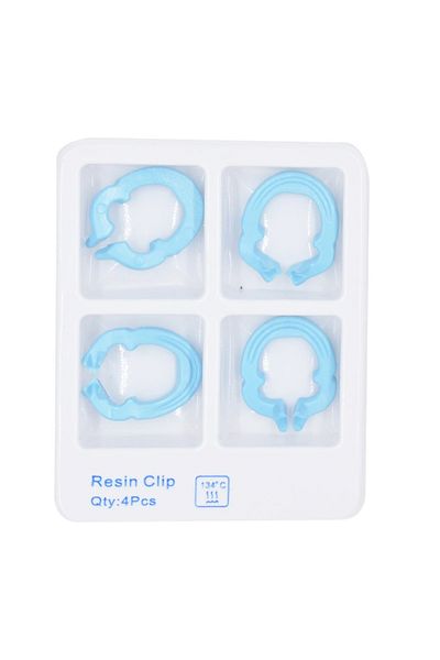 Choice J4 AG 4PCS Dental Resin Clamping Ring Separator Ring Sectional Contoured Metal Matrices Holder Matri