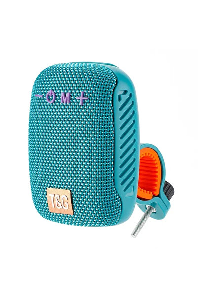 choice2 مكبر صوت صغير محمول للدراجات الهوائية TG392 باللون الأخضر مقاوم للماء وراديو FM يدعم TWS/TF/AUX