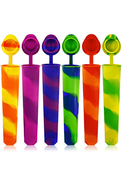 Choice1 6PCS 6-24pcs Popsicles Molds DIY Popsicle Maker Summer Ice Cream Yogurt Jelly Ice Pop Mold Freeze Cr