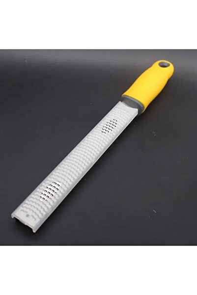 Choice1 مبشرة جبن من الفولاذ المقاوم للصدأ باللون الأصفر ومبشرة ليمون مع مقبض...