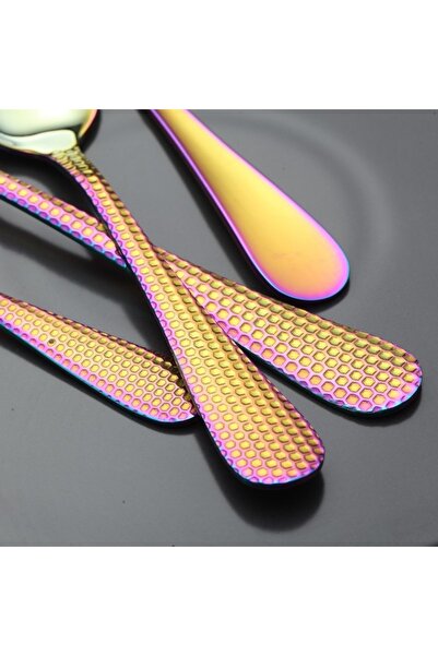 OEM 30-Piece Stainless Steel Cutlery Set, Grunberg BL186WC30, Rainbow