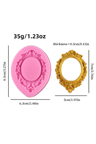 Choice إطار زهرة قطعة واحدة، إطار مرآة أوروبي عتيق، إطار صورة، إطار زهرة، قال...