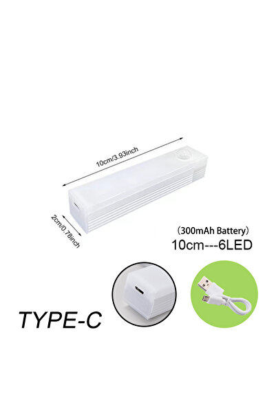 Choice ضوء استشعار الحركة LED أبيض بارد 10 سم ضوء ليلي LED لاسلكي من النوع C ...